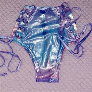 High Waisted Booty Shorts Rave Rolita Couture Small